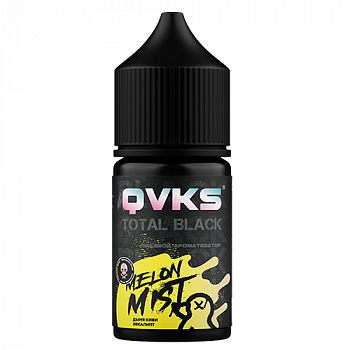 Купить Ароматизатор QVKS TOTAL BLACK KONSTRUKT "Дыня Киви Эвкалипт" (на 30мл) Ароматизатор QVKS TOTAL BLACK KONSTRUKT "Дыня Киви Эвкалипт" (на 30мл)